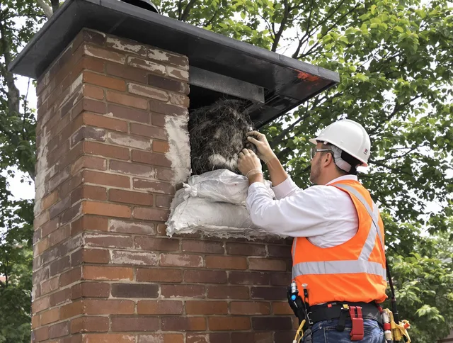 Humane removal of debris and animals by Ansonia Chimney Sweep in Ansonia, CT