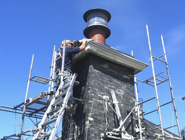 Sturdy chimney crown finished by Ansonia Chimney Sweep in Ansonia, CT