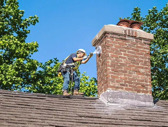 Ansonia Chimney Sweep performing an inspection with advanced tools in Ansonia, CT