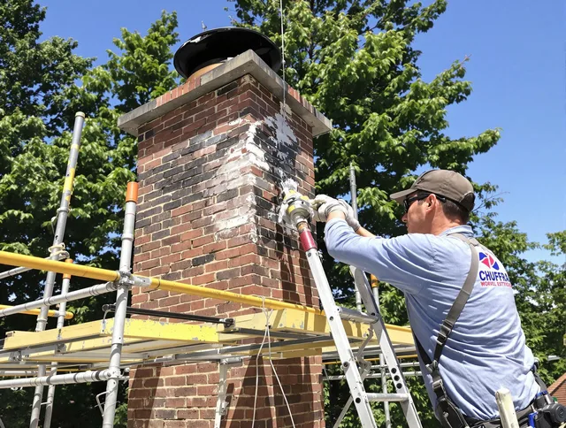 Structural chimney repair by Ansonia Chimney Sweep in Ansonia, CT