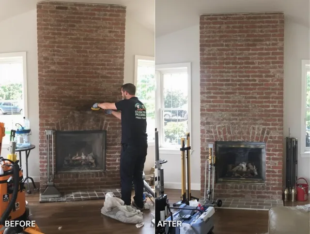 Finished chimney sweeping service by Ansonia Chimney Sweep in Ansonia, CT