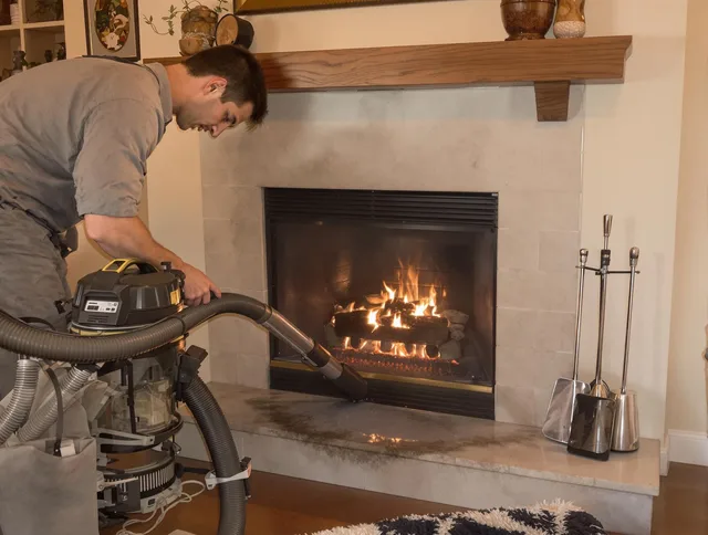 Routine fireplace upkeep by Ansonia Chimney Sweep in Ansonia, CT