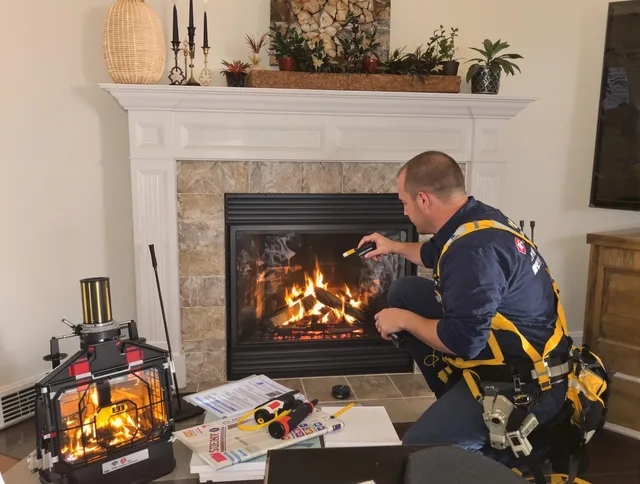 Safety-focused fireplace inspection by Ansonia Chimney Sweep in Ansonia, CT