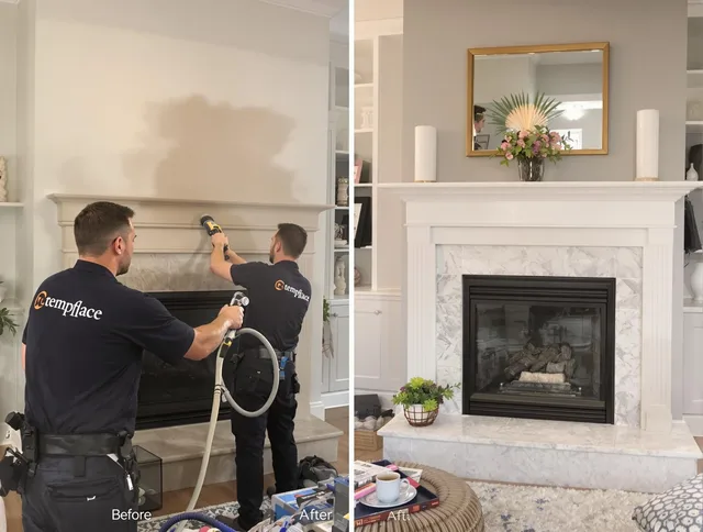 Professional soot removal by Ansonia Chimney Sweep team in Ansonia, CT